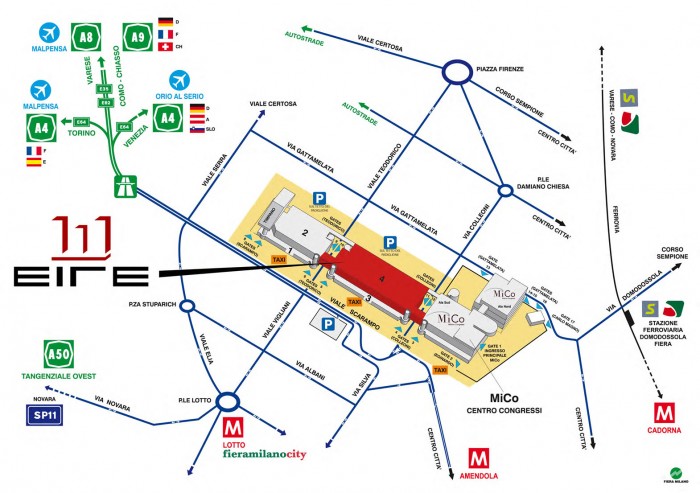 Come arrivare ad EIRE Expo Italia Real Estate - Milano – 24/26 giugno 2014