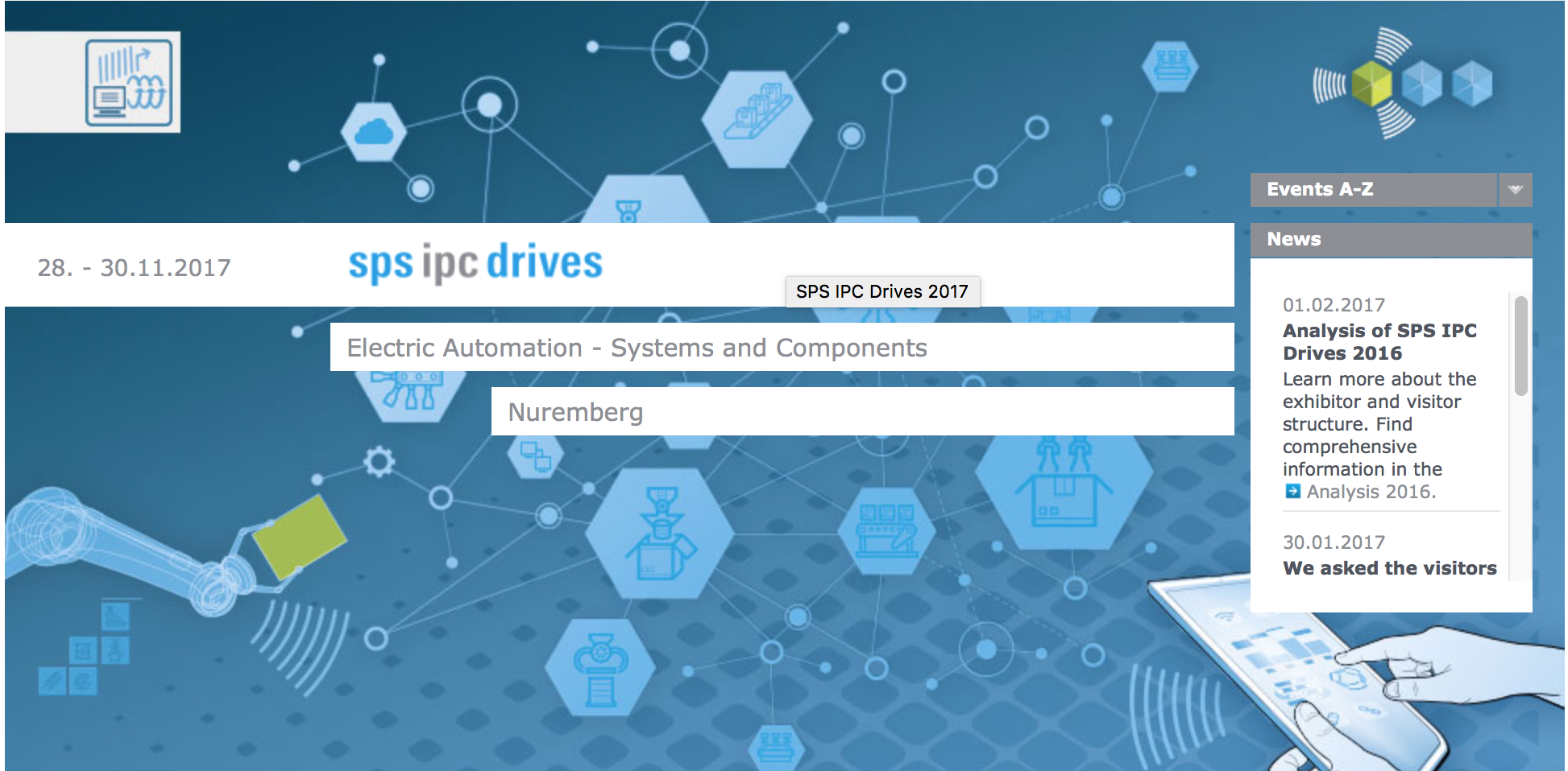 Catering Fiera SPS IPC Drives Norimberga 2017 Catering Fiera SPS IPC Drives Norimberga 2017
